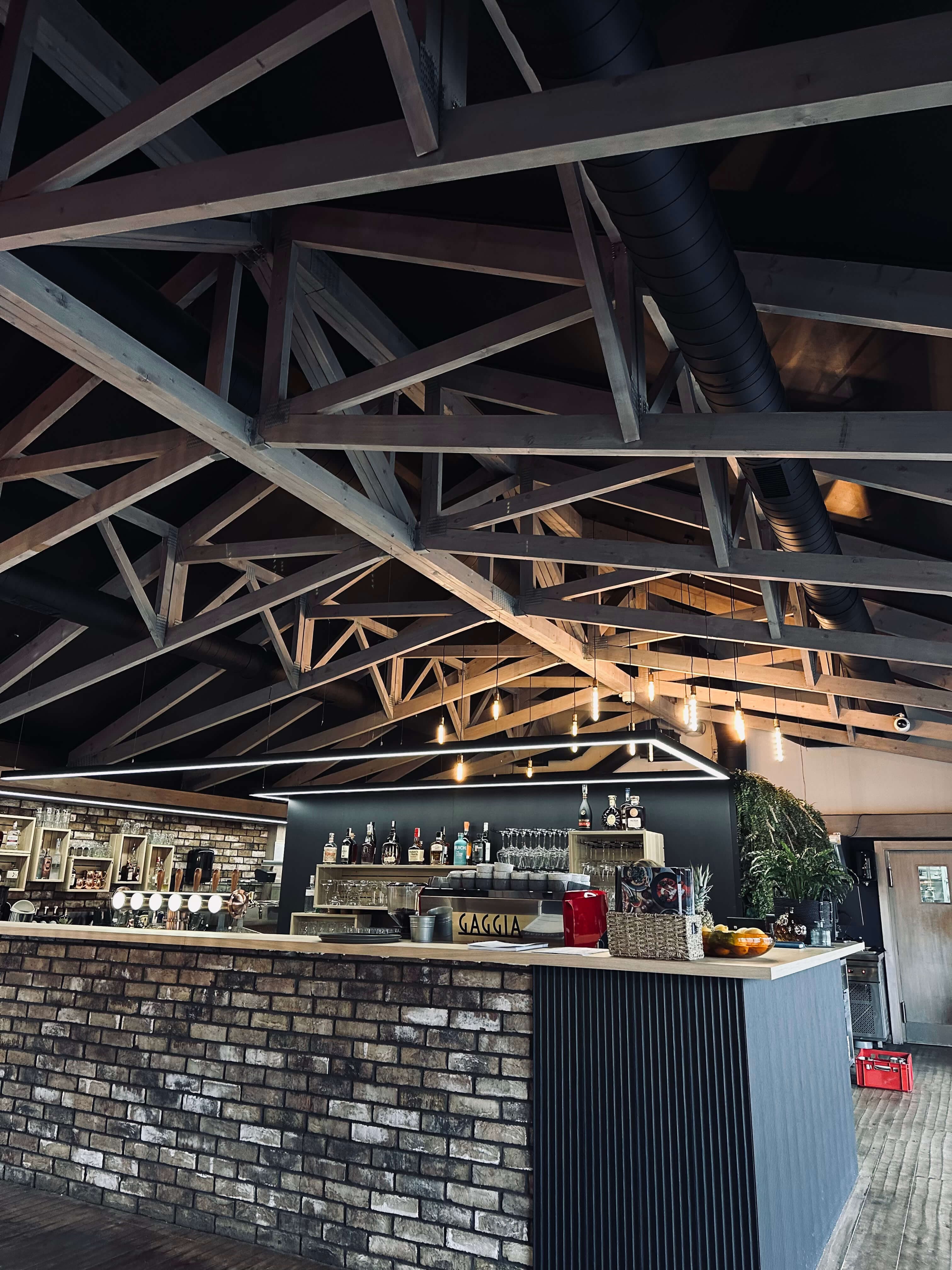 A family restaurant with a kids corner and playground by the water in Žilina